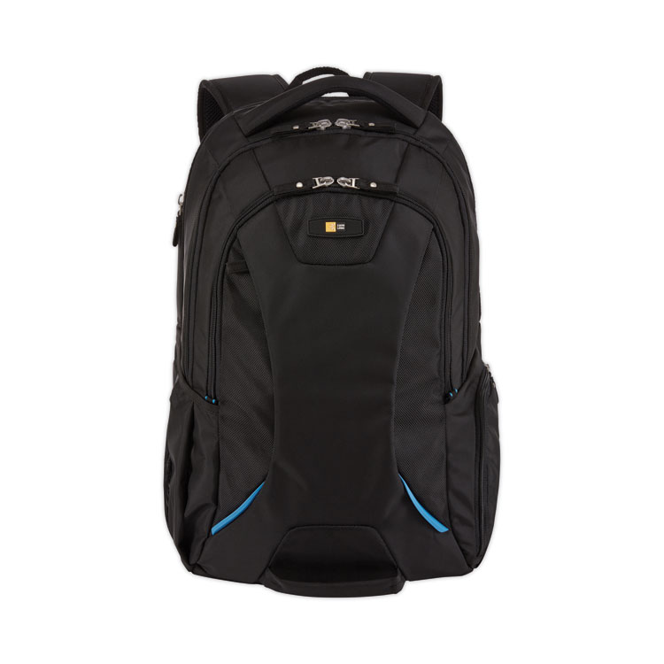 Case Logic Checkpoint Friendly Backpack, Fits Devices Up to 15.6", Polyester, 2.76 x 13.39 x 19.69, Black (CLG3203772)