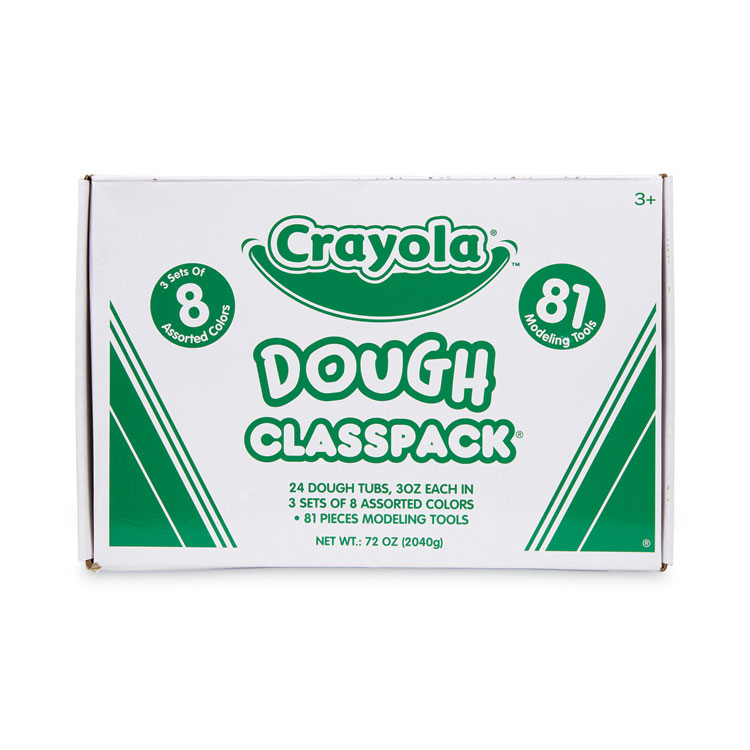Crayola Dough Classpack, 3 oz, 8 Assorted Colors (CYO570174)