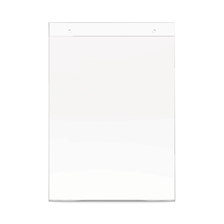 deflecto Classic Image Wall-Mount Sign Holder, Portrait, 8.5 x 11, Clear (DEF68201)