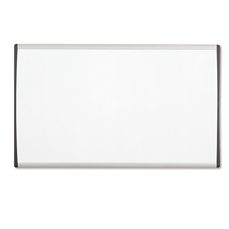 Quartet ARC Frame Cubicle Board, Magnetic Dry Erase, 30" x 18", White Surface, Satin Aluminum Frame (QRTARC3018)