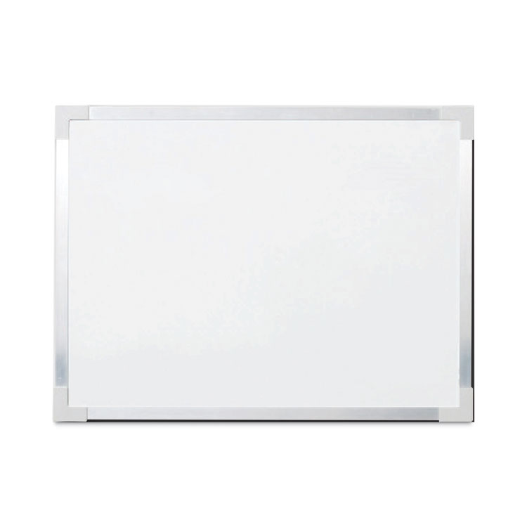Flipside Framed Dry Erase Board, 48" x 36", White Surface, Satin Aluminum Frame (FLP17641)