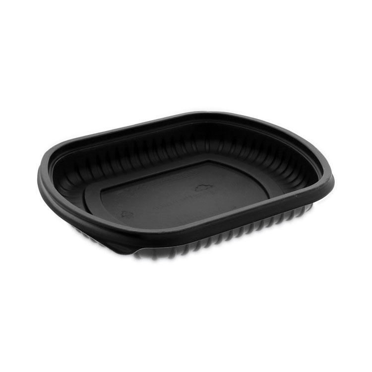 Pactiv Evergreen EarthChoice MealMaster Container, 16 oz, 8.13 x 6.5 x 1, Black, Plastic, 252/Carton (PCT0CN846160000)