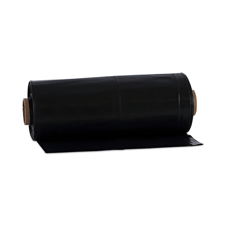 Boardwalk Industrial Drum Liners Rolls, 60 gal, 2.7 mil, 38" x 63", Black, 50/Carton (BWKD38634BN)
