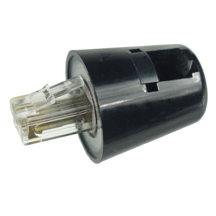 Softalk Twisstop Rotating Phone Cord Detangler, Black (SOF1501)