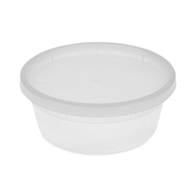 Pactiv Evergreen Newspring DELItainer Microwavable Container, 8 oz, 1.13 x 2.8 x 1.33, Clear, Plastic, 240/Carton (PCTYL2508)