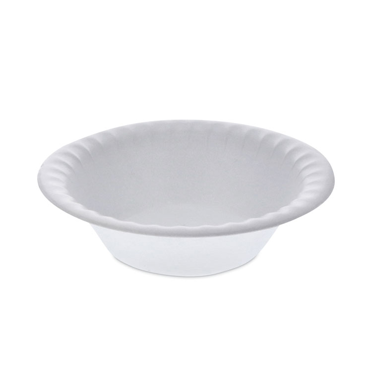 Pactiv Evergreen Placesetter Satin Non-Laminated Foam Dinnerware, Bowl, 12 oz, White, 1,000/Carton (PCTYTH100120000)