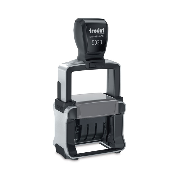 Trodat Professional Date Stamp, Self-Inking, 1.63" x 0.38", Black (USST5030)