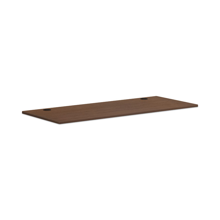 HON Mod Worksurface, Rectangular, 72w x 30d, Sepia Walnut (HONPLRW7230LE1)