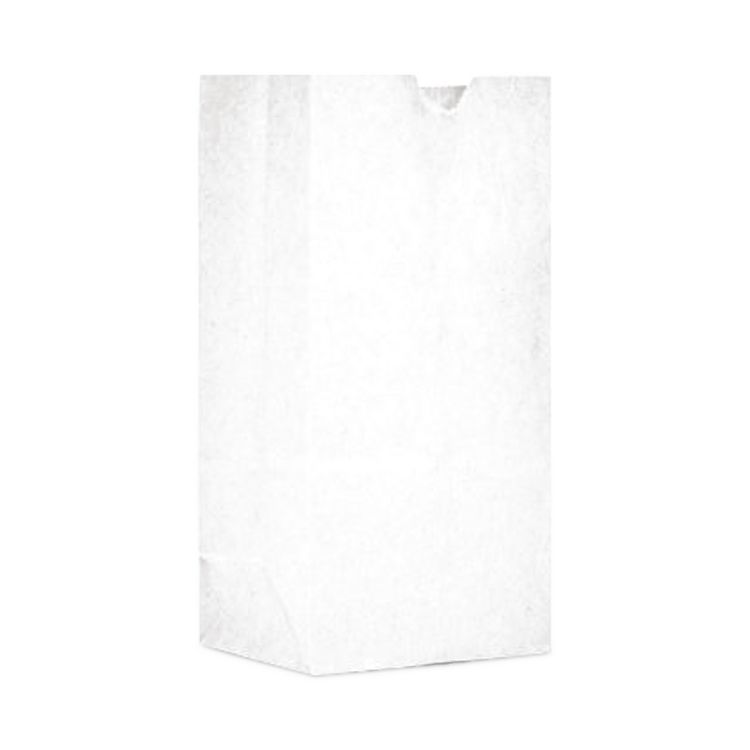 ROSS & WALLACE PAPER PRODUCTS, INC. Grocery Bag, 30# Size, 30# Basis Weight, 7.5" x 10.5", White, 500/Box (BAGGW1500)