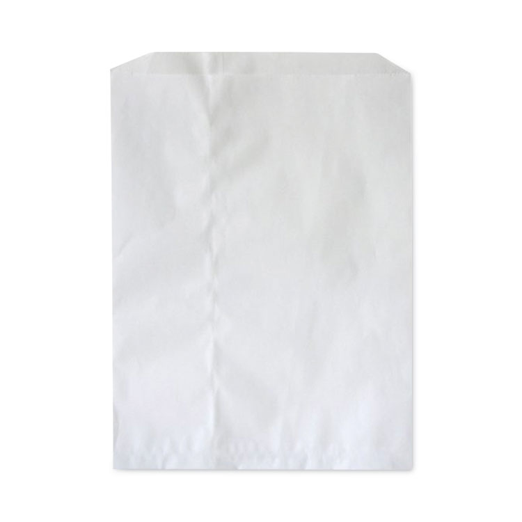 AJM Packaging Corporation Merchandise Bag, 8.5" x 17" x 11", White, 4,000/Carton (BAGMW8511)