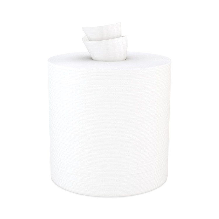 Cascades PRO Tuff-Job Spunlace Towels, Centerpull Roll, 8 x 13, White, 369 Sheets/Roll, 6/Carton (CSDW601)