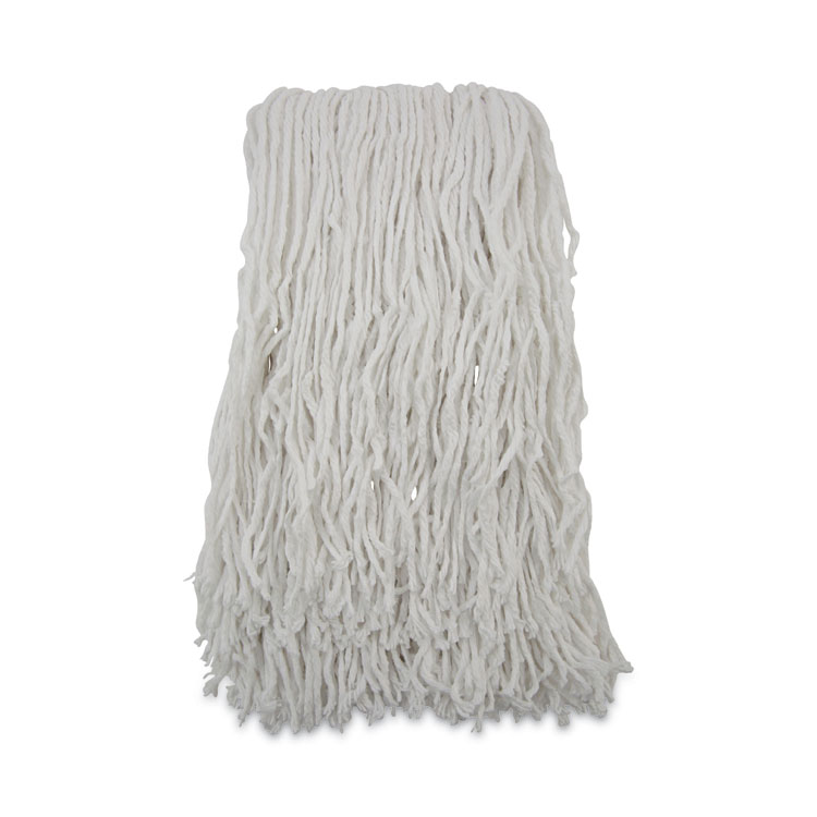 Boardwalk Cut-End Wet Mop Heads, Rayon, White, 12/Carton (BWKRM03032S)