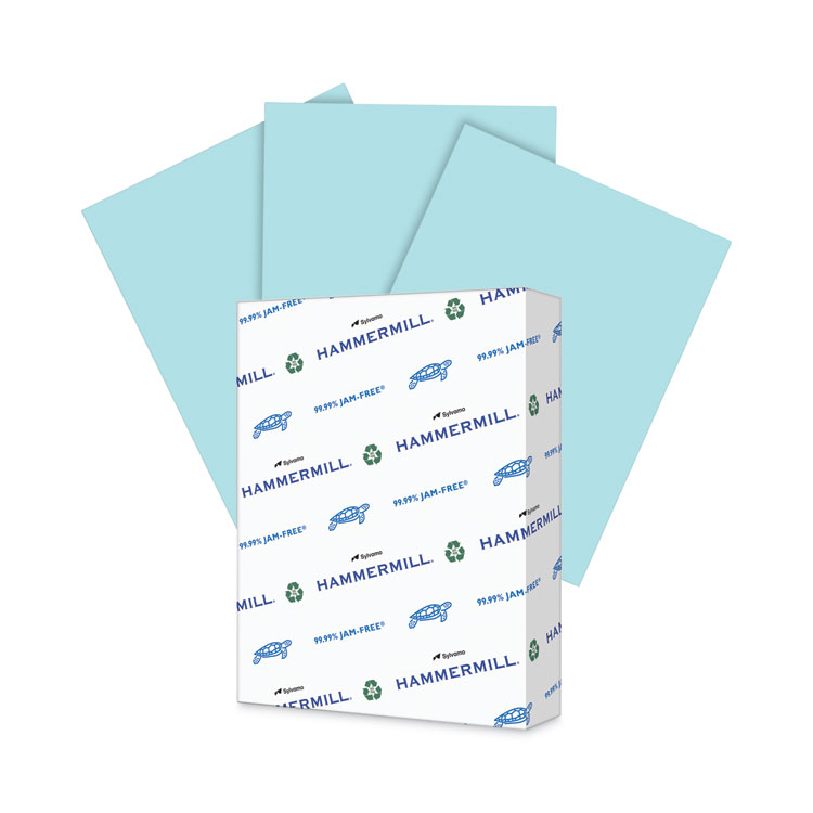 Hammermill Colors Print Paper, 20 lb Bond Weight, 8.5 x 11, Blue, 500/Ream (HAM103309)