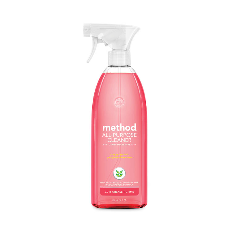 Method All-Purpose Cleaner, Pink Grapefruit, 28 oz Spray Bottle (MTH317939)