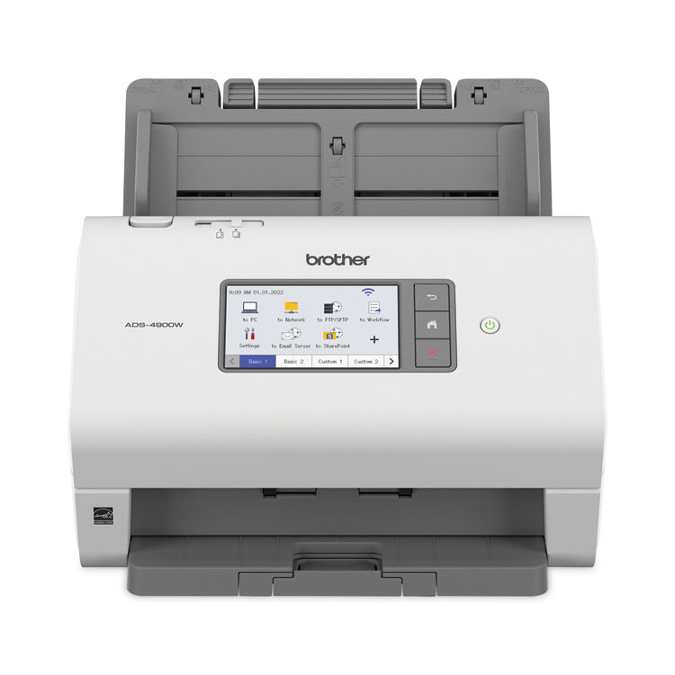 BROTHER INTL. CORP. ADS-4900W Professional Desktop Scanner, 600 dpi Optical Resolution, 100-Sheet Auto Document Feeder (BRTADS4900W)