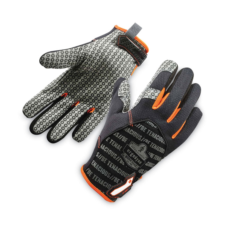 ergodyne ProFlex 821 Smooth Surface Handling Gloves, Small, Black, Pair (EGO17232)