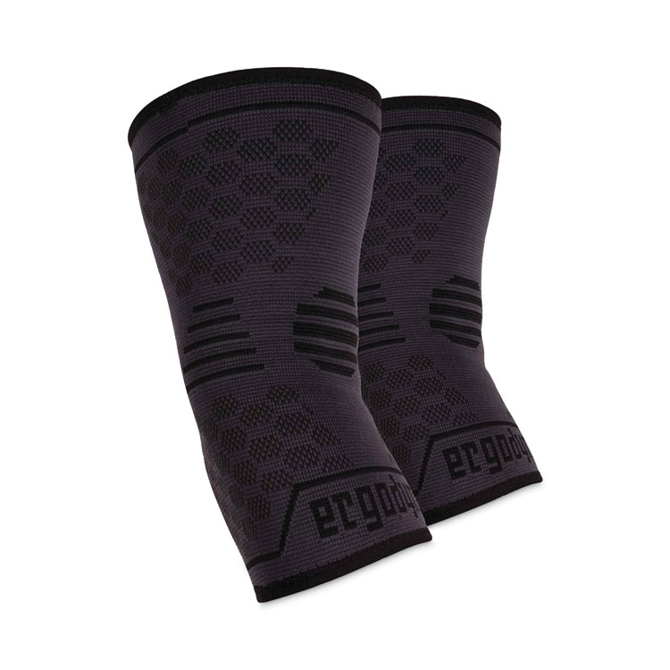 ergodyne ProFlex 651 Elbow Compression Sleeve, Small, Gray/Black (EGO16592)
