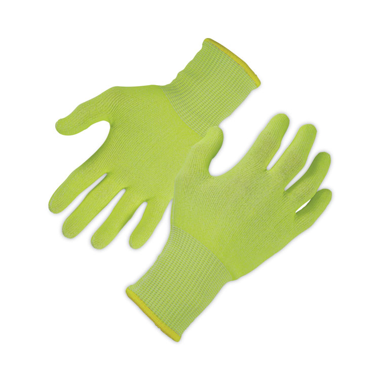 ergodyne ProFlex 7040 ANSI A4 CR Food Grade Gloves, EN388: 2X4XD, Reversible, 11" Long, Large, Lime, 144 Pairs/Carton (EGO18024)