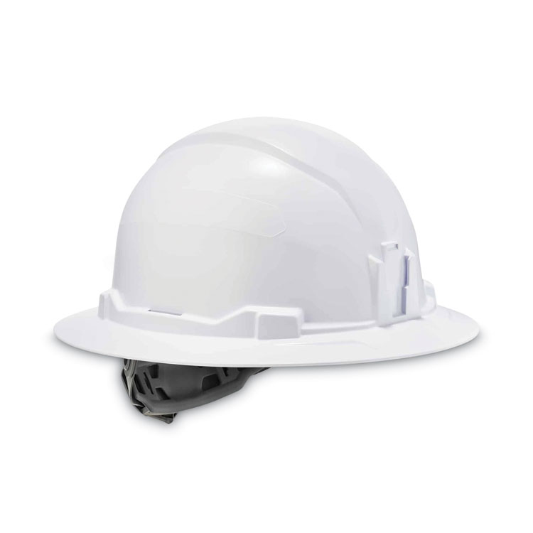 ergodyne Skullerz 8971 Class E Hard Hat Full Brim, White (EGO60150)