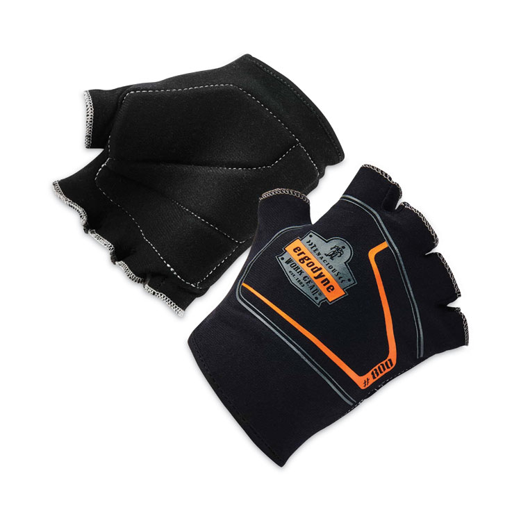 ergodyne ProFlex 800 Glove Liners, 9" Long, Large, Black, Pair (EGO16106)
