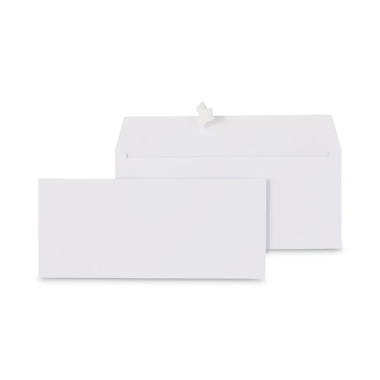 Universal Peel Seal Strip Business Envelope, #9, Square Flap, Self-Adhesive Closure, 3.88 x 8.88, White, 500/Box (UNV36001)