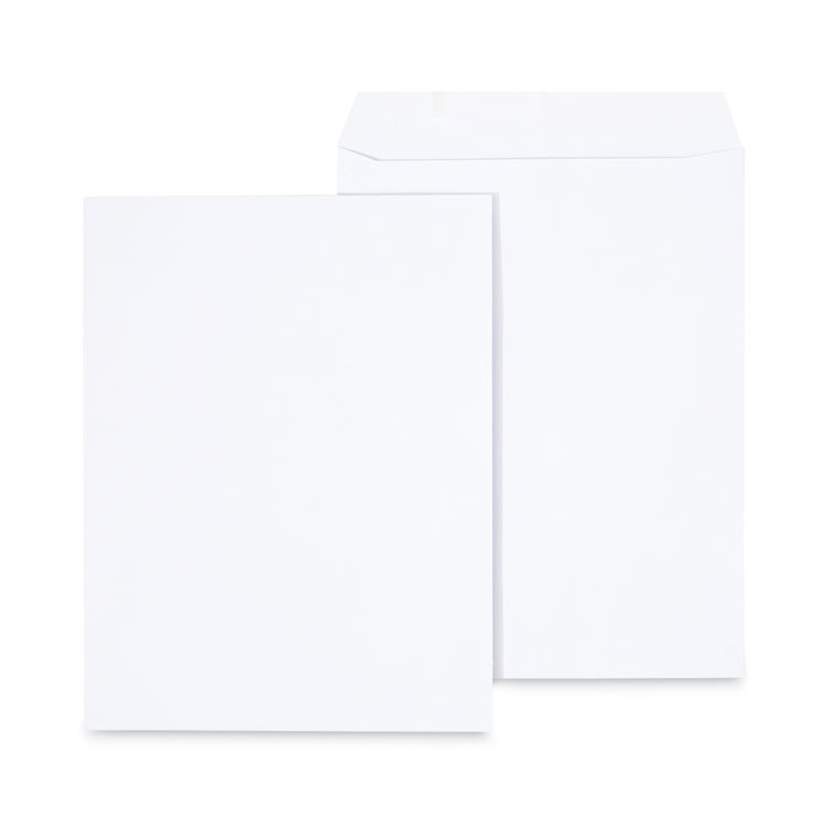 Universal Peel Seal Strip Catalog Envelope, #13 1/2, Square Flap, Self-Adhesive Closure, 10 x 13, White, 100/Box (UNV40101)