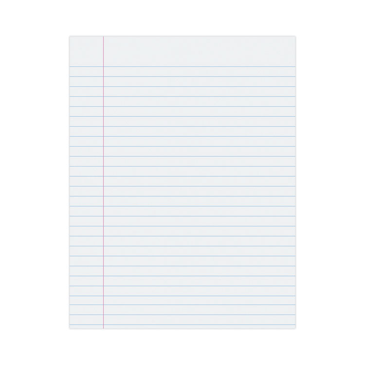 Pacon Composition Paper, 8.5 x 11, Wide/Legal Rule, 500/Pack (PAC2401)