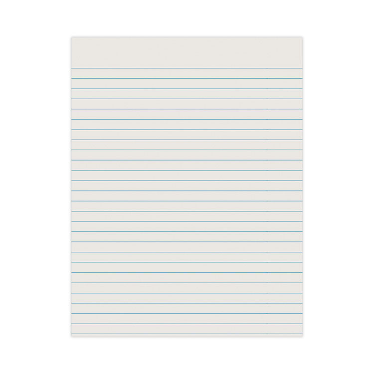 Pacon Ruled Newsprint Paper, 3/8" Short Rule, 8.5 x 11, 500/Pack (PAC2603)