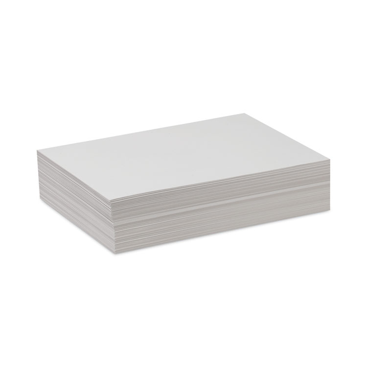 Pacon White Drawing Paper, 47 lb Text Weight, 9 x 12, Pure White, 500/Ream (PAC4739)