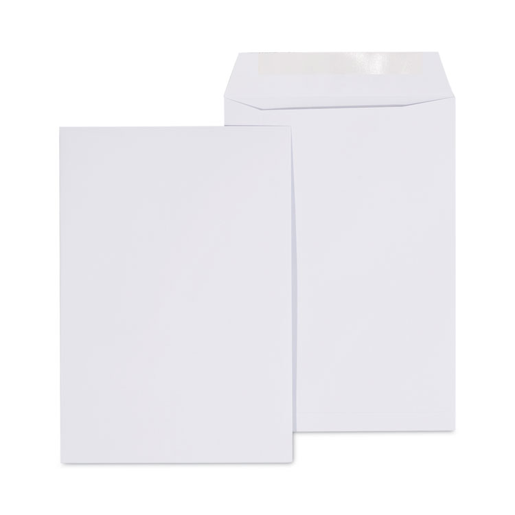Universal Catalog Envelope, 24 lb Bond Weight Paper, #1 3/4, Square Flap, Gummed Closure, 6.5 x 9.5, White, 500/Box (UNV40104)
