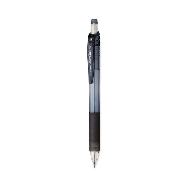 Pentel EnerGel RTX Gel Pen, Retractable, Medium 0.7 mm, Black Ink, Gray/Black Barrel, 5/Pack (PENBL77BP5A)