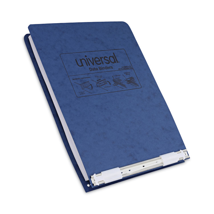 Universal Pressboard Hanging Binder, 2 Posts, 6" Capacity, 9.5 x 11, Blue (UNV15432)