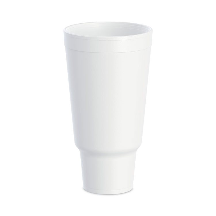 Dart J Cup Insulated Foam Pedestal Cups, 44 oz, White, 300/Carton (DCC44AJ32)