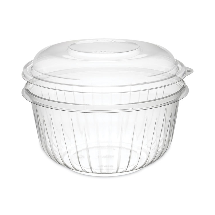 Dart PresentaBowls Bowl/Lid Combo-Paks, 48 oz, Clear, Plastic, 126/Carton (DCCC48BCD)