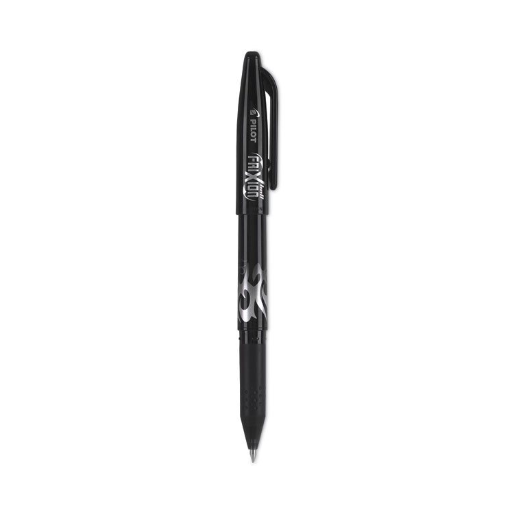 Pilot FriXion Ball Erasable Gel Pen, Stick, Fine 0.7 mm, Black Ink, Black Barrel (PIL31550)