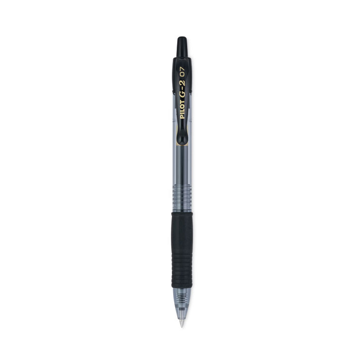 Pilot G2 Premium Gel Pen Convenience Pack, Retractable, Bold 1 mm, Black Ink, Smoke/Black Barrel, 36/Pack (PIL84095)