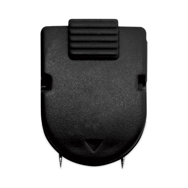Advantus Wall Clips for Fabric Panels, 40 Sheet Capacity, Black, 20/Box (AVT75344)