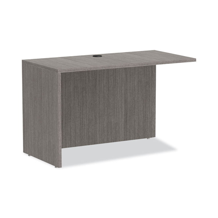 Alera Alera Valencia Series Reversible Return/Bridge Shell, 47.25w x 23.63d x 29.5h, Gray (ALEVA354824GY)