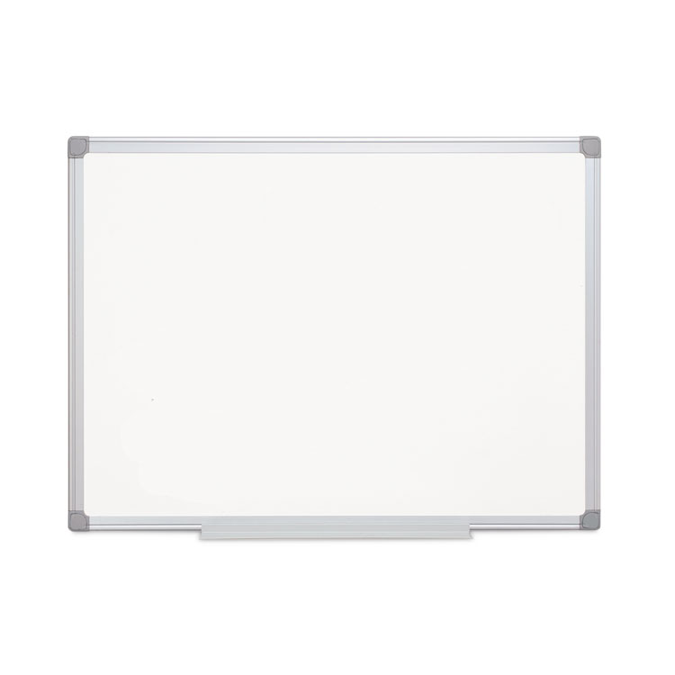 MasterVision Earth Silver Easy Clean Dry Erase Boards, 36" x 24", White Surface, Satin Aluminum Frame (BVCMA0300790)