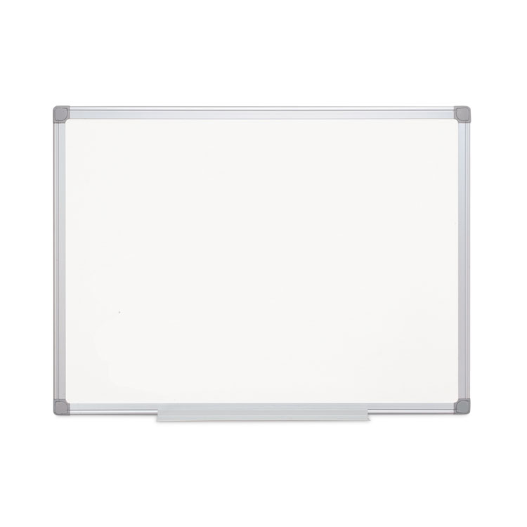 MasterVision Earth Gold Ultra Magnetic Dry Erase Boards, 24" x 36", White Surface, Satin Aluminum Frame (BVCMA0307790)
