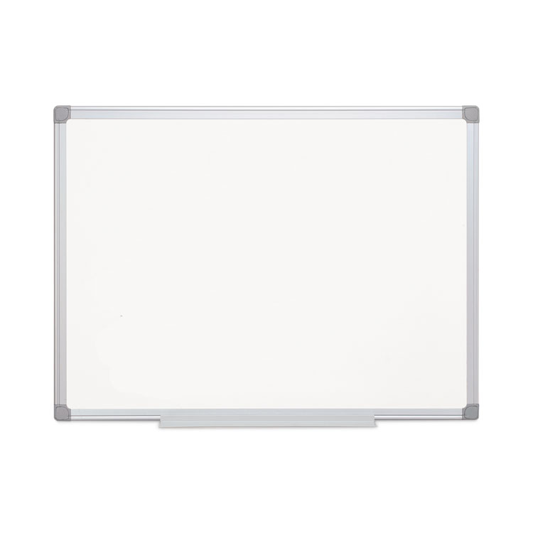 MasterVision Earth Gold Ultra Magnetic Dry Erase Boards, 48" x 72", White Surface, Satin Aluminum Frame (BVCMA2707790)