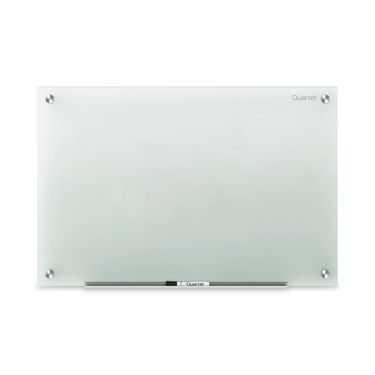 Quartet Infinity Glass Marker Board, 36" x 24", Frost Surface (QRTG3624F)