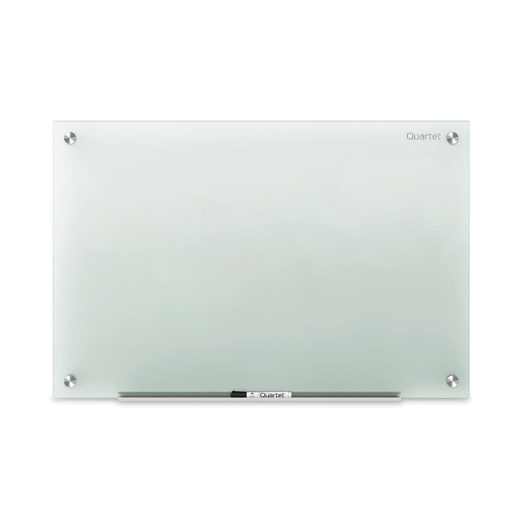 Quartet Infinity Glass Marker Board, 48" x 36", Frost Surface (QRTG4836F)