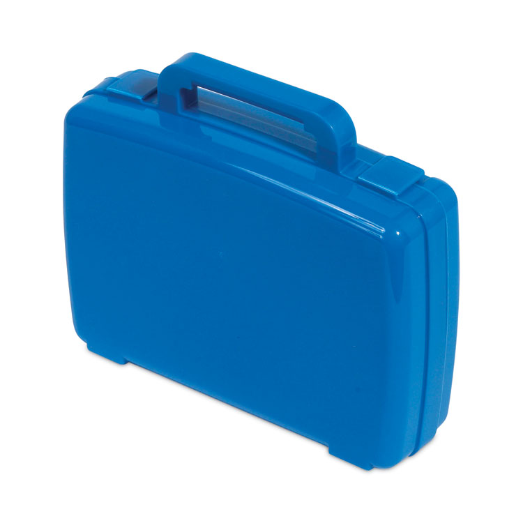deflecto Little Artist Antimicrobial Storage Case, Blue (DEF39506BLU)