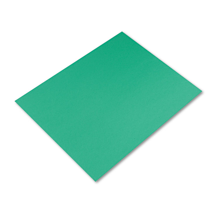 Pacon Four-Ply Railroad Board, 22 x 28, Holiday Green, 25/Carton (PAC54661)