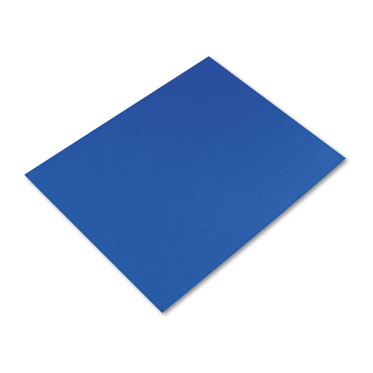 Pacon Four-Ply Railroad Board, 22 x 28, Dark Blue, 25/Carton (PAC54651)