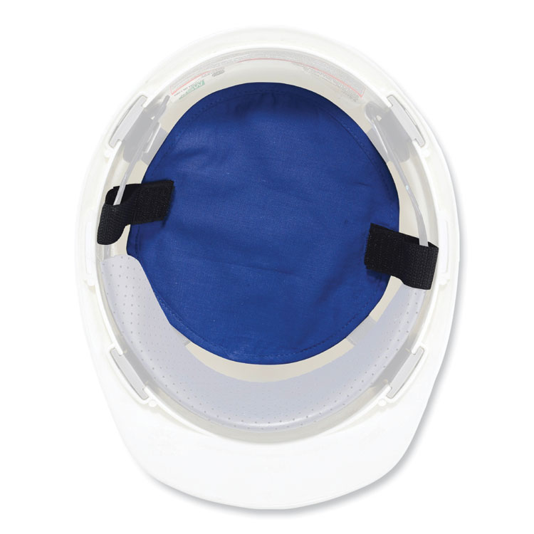 ergodyne Chill-Its 6715 Hard Hat Cooling Pad - Polymers, 7 x 6.5, Blue (EGO12337)