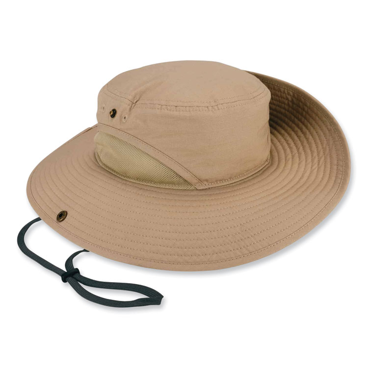 ergodyne Chill-Its 8936 Lightweight Mesh Paneling Ranger Hat, Small/Medium, Khaki (EGO12598)