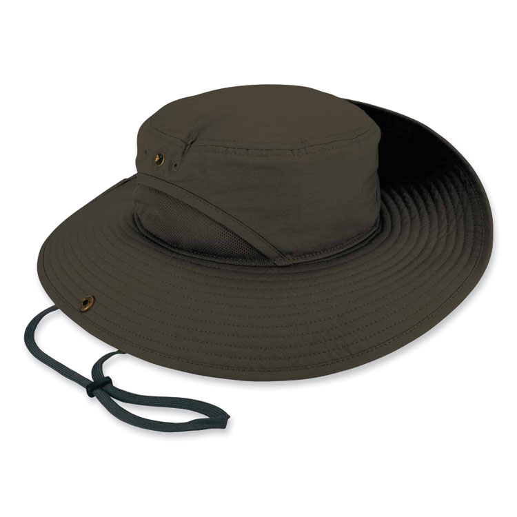 ergodyne Chill-Its 8936 Lightweight Mesh Paneling Ranger Hat, Large/X-Large, Olive (EGO12603)