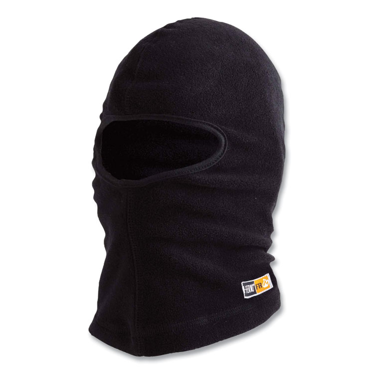 ergodyne N-Ferno 6828 Modacrylic Blend FR Fleece Balaclava Face Mask, One Size Fits Most, Black (EGO16828)